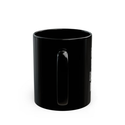 Motivational "Focus, Plan, Execute, Repeat" Black Mug (11oz)