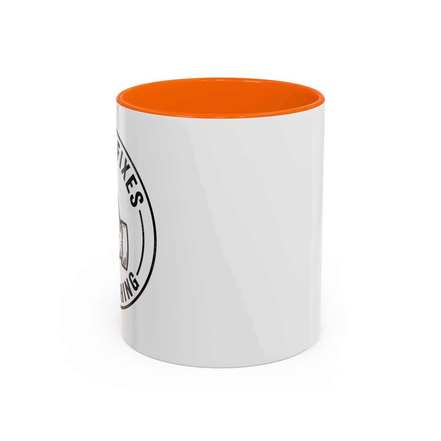 Coffee Mug - 'No Bad Mornings' Accent Ceramic Mug (11/15oz)