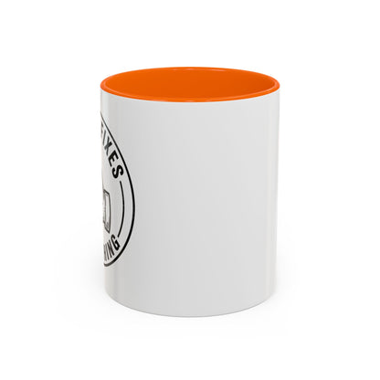 Coffee Mug - 'No Bad Mornings' Accent Ceramic Mug (11/15oz)
