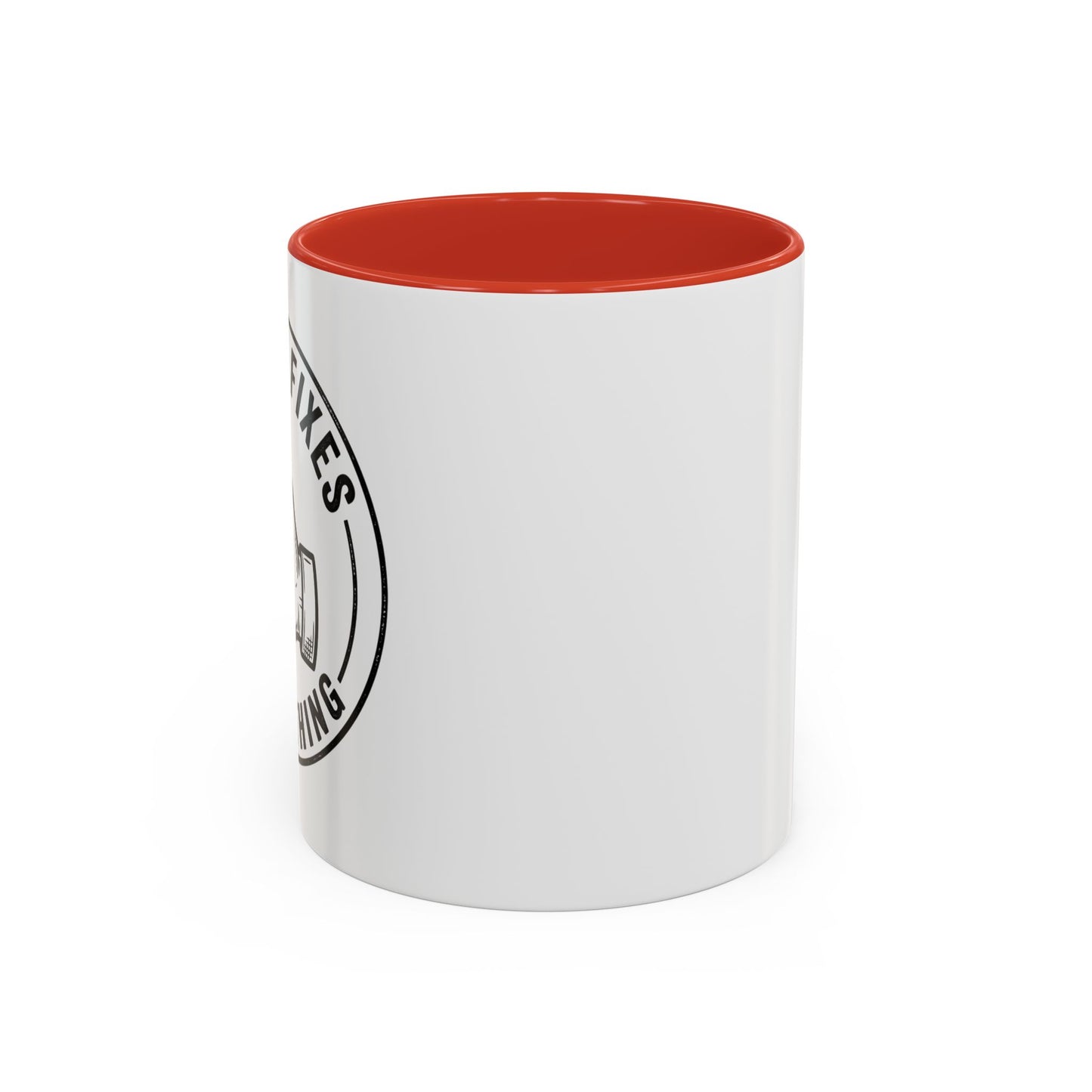 Coffee Mug - 'No Bad Mornings' Accent Ceramic Mug (11/15oz)