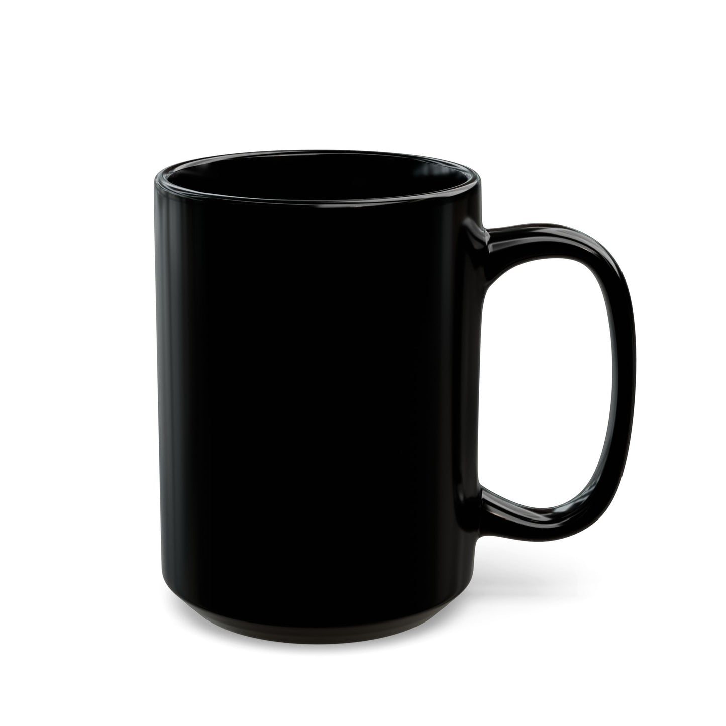 No Thoughts Just Coffee Black Mug — 11oz & 15oz Ceramic Coffee Cup