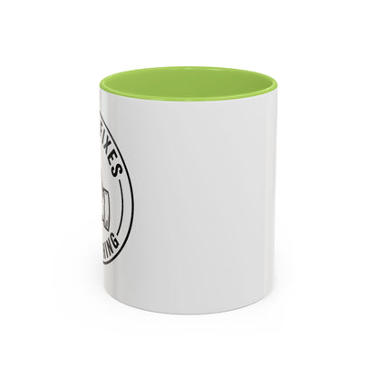 Coffee Mug - 'No Bad Mornings' Accent Ceramic Mug (11/15oz)