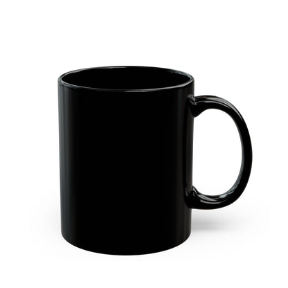 No Thoughts Just Coffee Black Mug — 11oz & 15oz Ceramic Coffee Cup