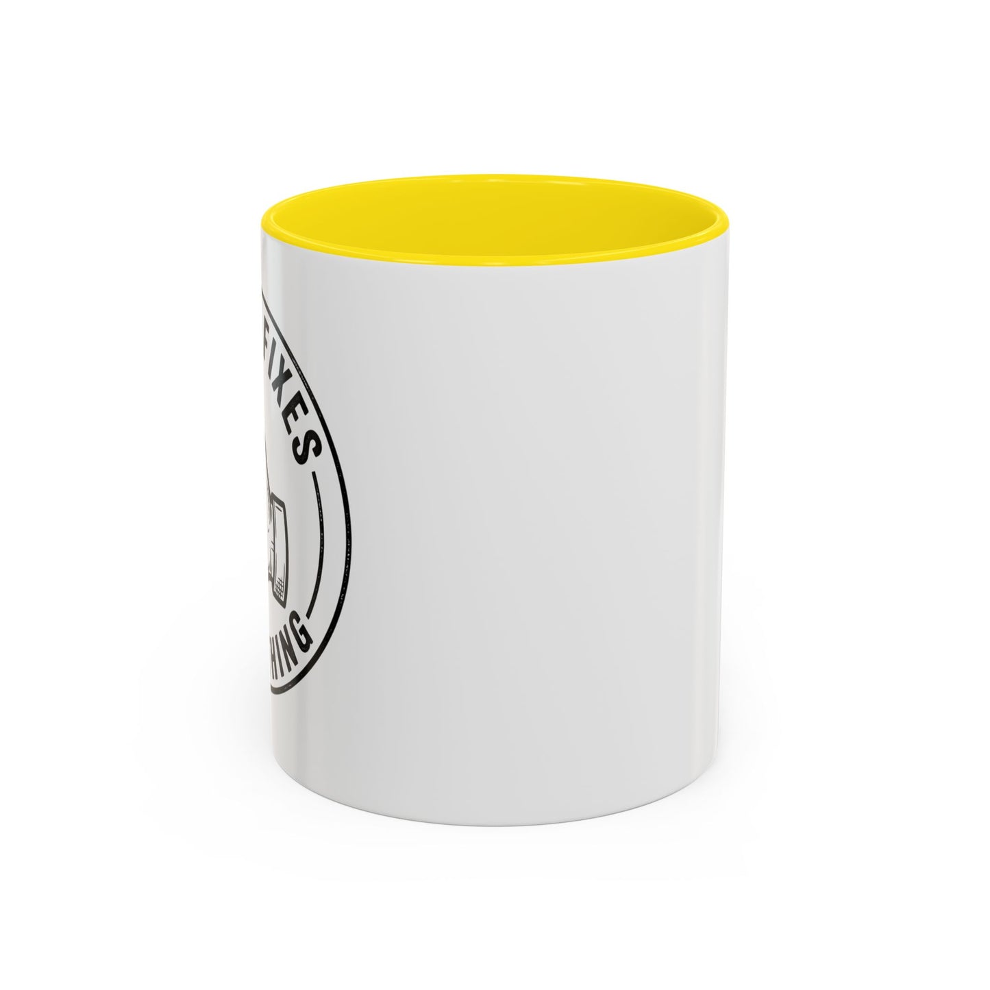 Coffee Mug - 'No Bad Mornings' Accent Ceramic Mug (11/15oz)