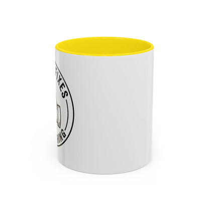 Coffee Mug - 'No Bad Mornings' Accent Ceramic Mug (11/15oz)