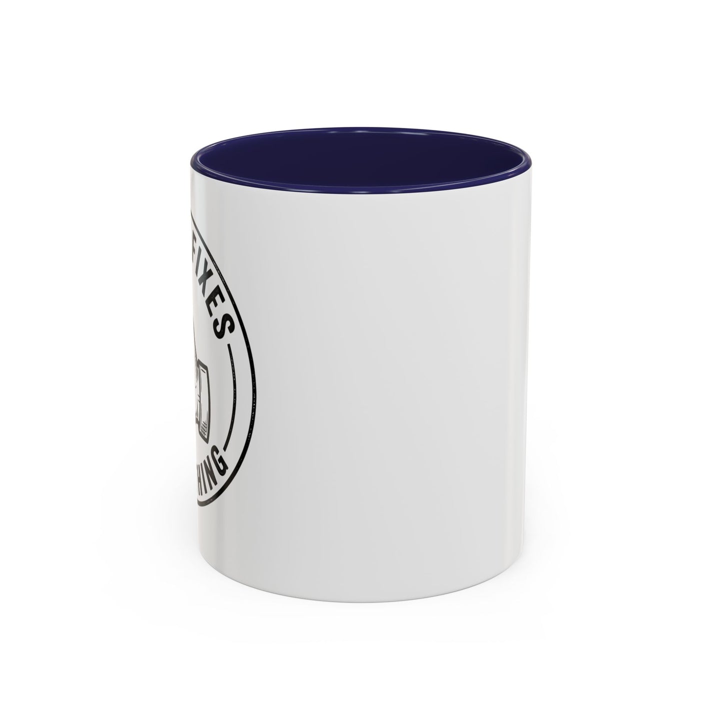Coffee Mug - 'No Bad Mornings' Accent Ceramic Mug (11/15oz)
