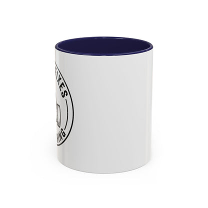 Coffee Mug - 'No Bad Mornings' Accent Ceramic Mug (11/15oz)