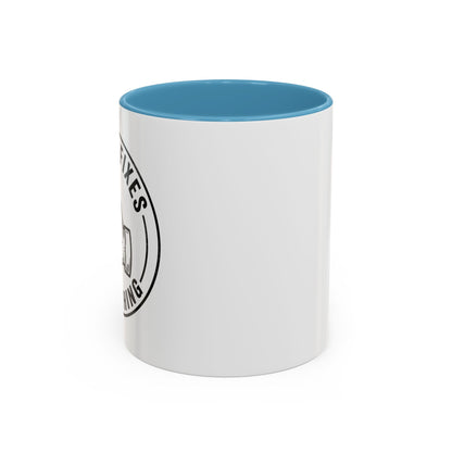 Coffee Mug - 'No Bad Mornings' Accent Ceramic Mug (11/15oz)
