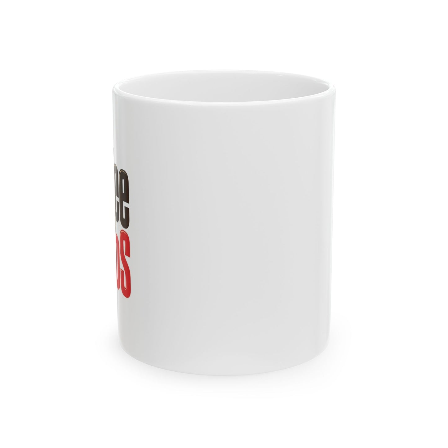 Coffee or Chaos Ceramic Mug — Funny Coffee Quote Mug (11oz)