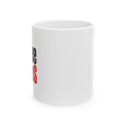 Coffee or Chaos Ceramic Mug — Funny Coffee Quote Mug (11oz)